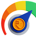 Credit score graphic