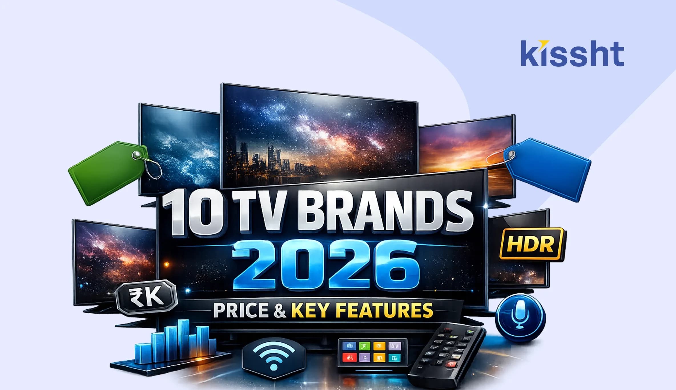 Top 10 TV Brands in India 2026 - Price & Key Features